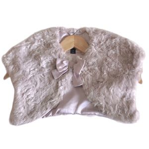 Faux fur cropped jacket